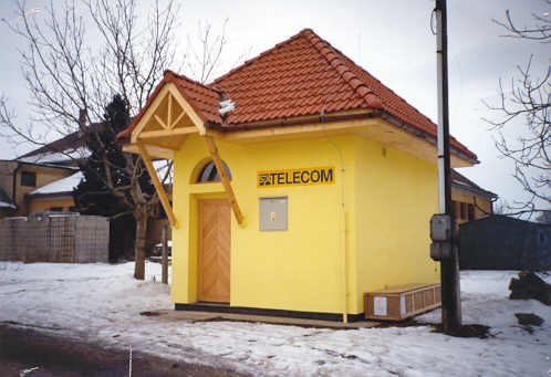 Telekomunikační budovy galerie